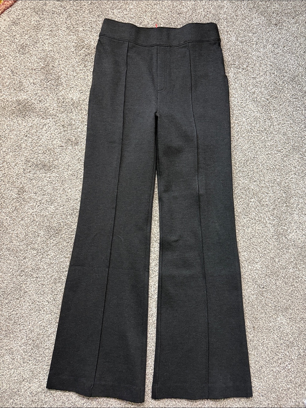SPANX Black Ponte Kick Flare Trousers